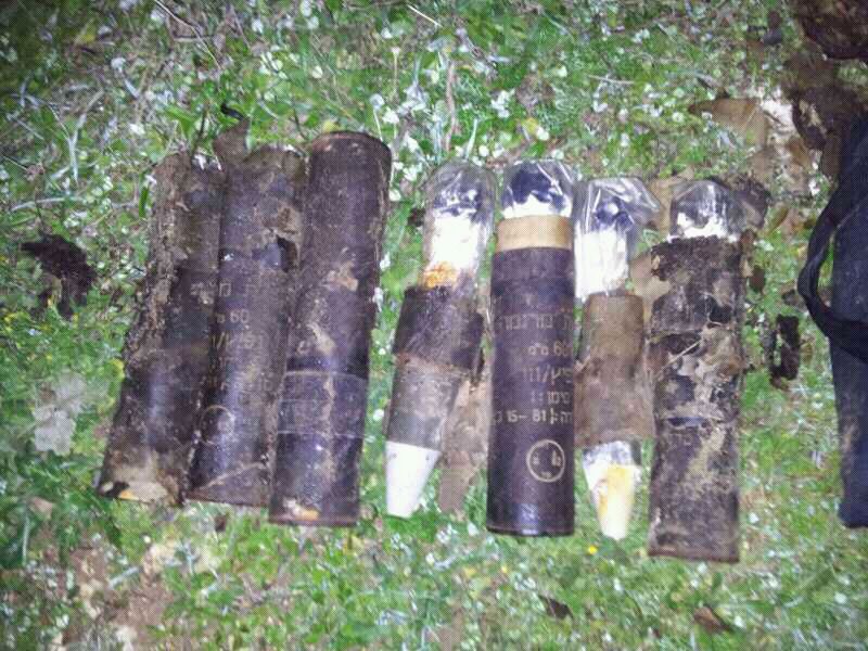 العثور على 7 قذائف هاون على طريق نهر الزرارية