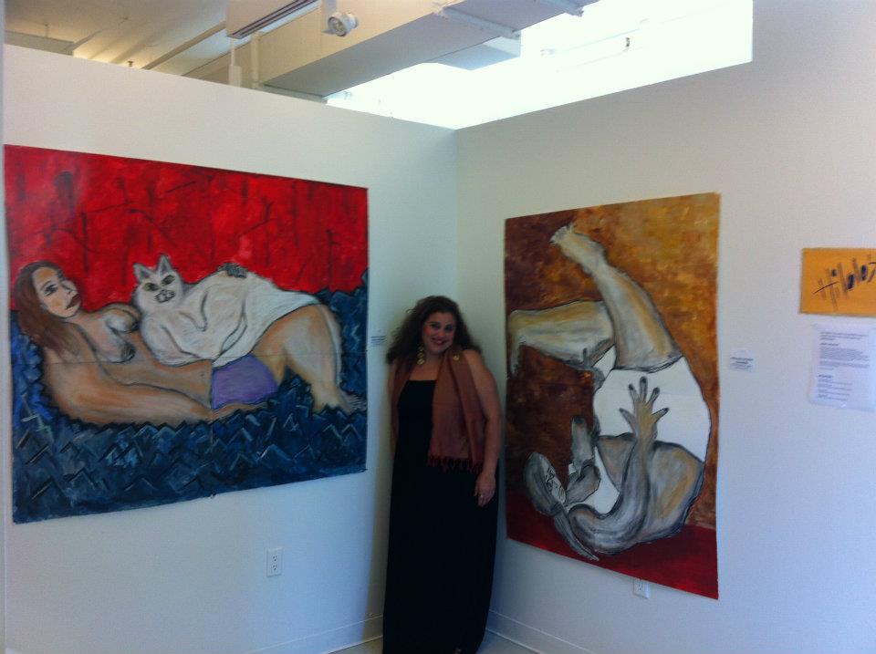 هيلدا عبلا، إبنة  جديدة مرجعيون: الفن التشكيلي رسالة جمال