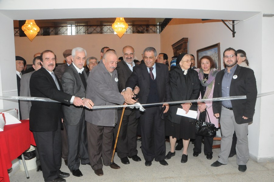 إفتتاح المعرض الفني التشكيلي في النبطية