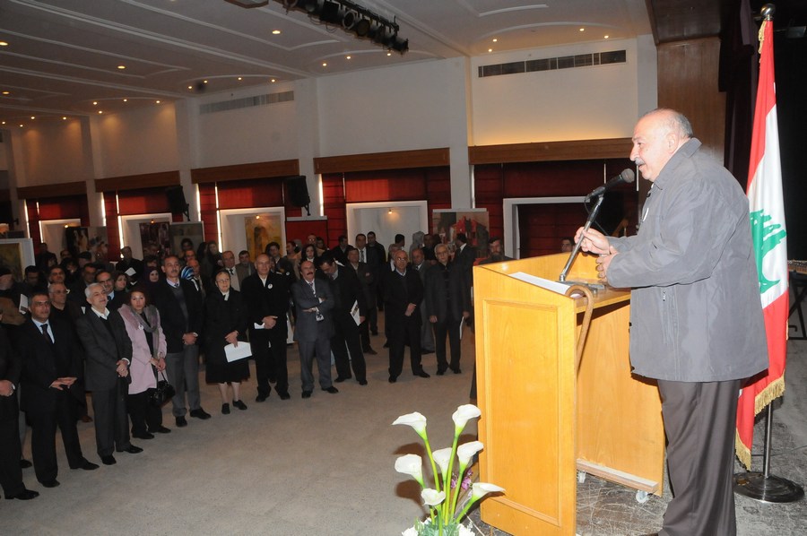 رئيس الحركة الثقافية في لبنان بلال شرارة  متحدثا