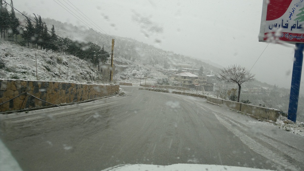 منطقة الشمال كانت الأكثر تأثراً بالعاصفة الثلجية