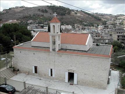 كنيسة السيدة في النبطية بحلتها الجديدة