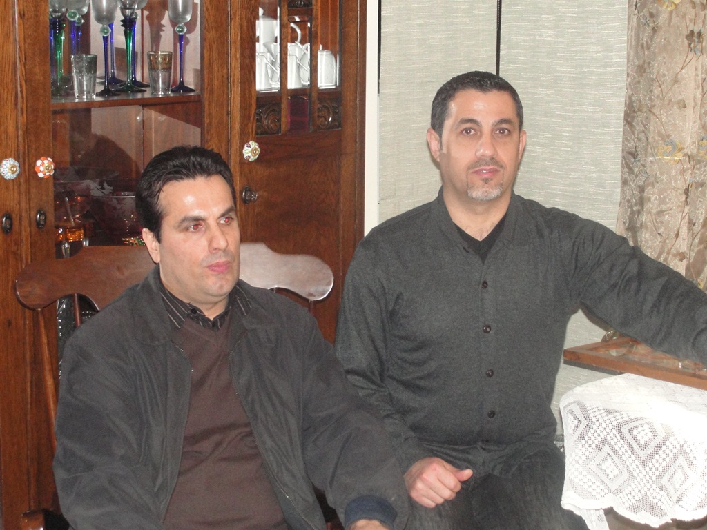 الأستاذ محمد عيسى خريس والأستاذ عباس زعرور