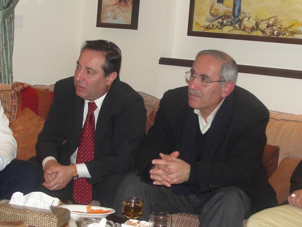 الدكتور فؤاد مرعي والدكتور نبيل خريس