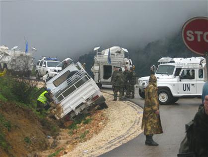 الآلية الاسبانية بعد انزلاقها