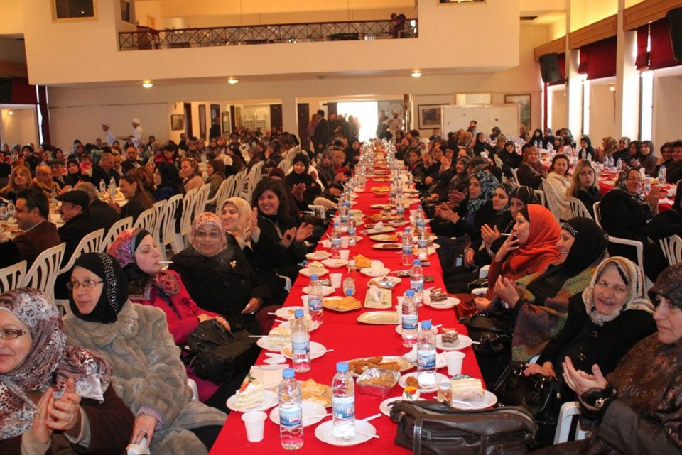 جانب من الحضور لاحتفال التكريمي للامهات في النبطية برعاية وحضور السيدة رباب الصدر