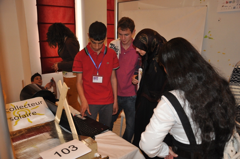  معرض الأبحاث العلمية في  مدينة النبطية