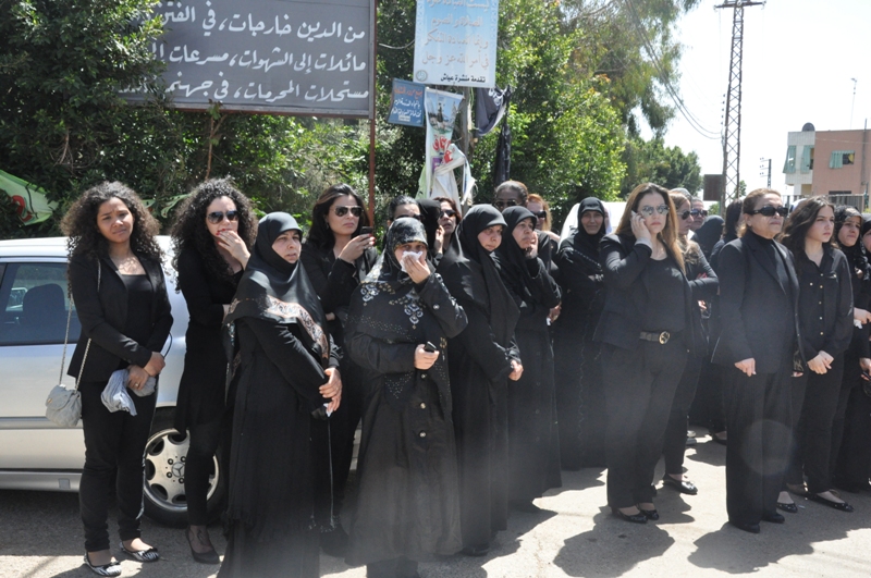 من تشييع علي شعبان