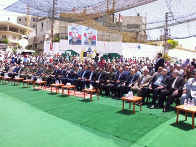 حضور العديسة: احتفال في عديسة تكريما للتضحيات التي قدمها الجيش والشعب والمقاومة