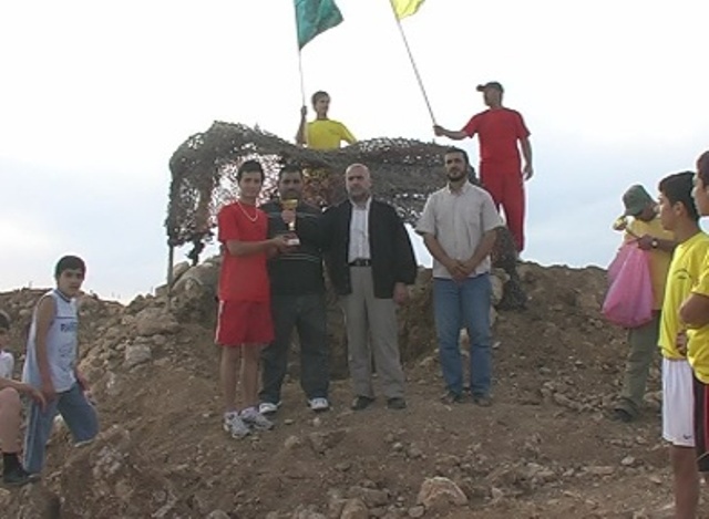 سباق  ماراتوني من موقع الطاهر الى موقع الدبشة لنزع علم الإحتلال