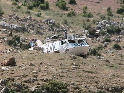 آلية لـ «اليونيفل» قرب الخط التقني جنوب شرق بلدة شبعا