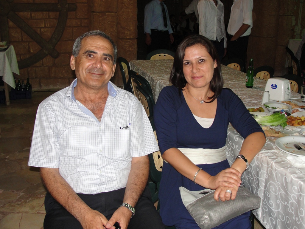 المهندس أحمد عطوي والسيدة عقيلته