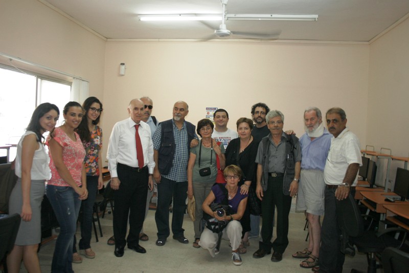 زيارة وفد إيطالي لمراكز عامل