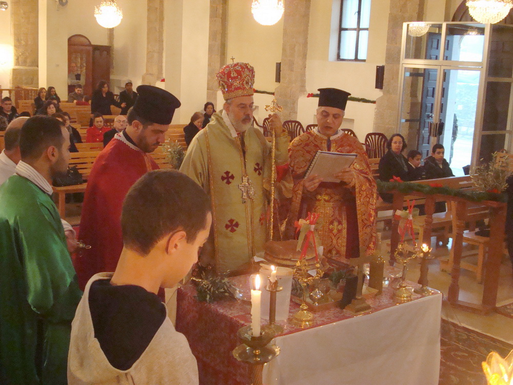 قداديس عيد الغطاس في كنائس قرى مرجعيون وحاصبيا