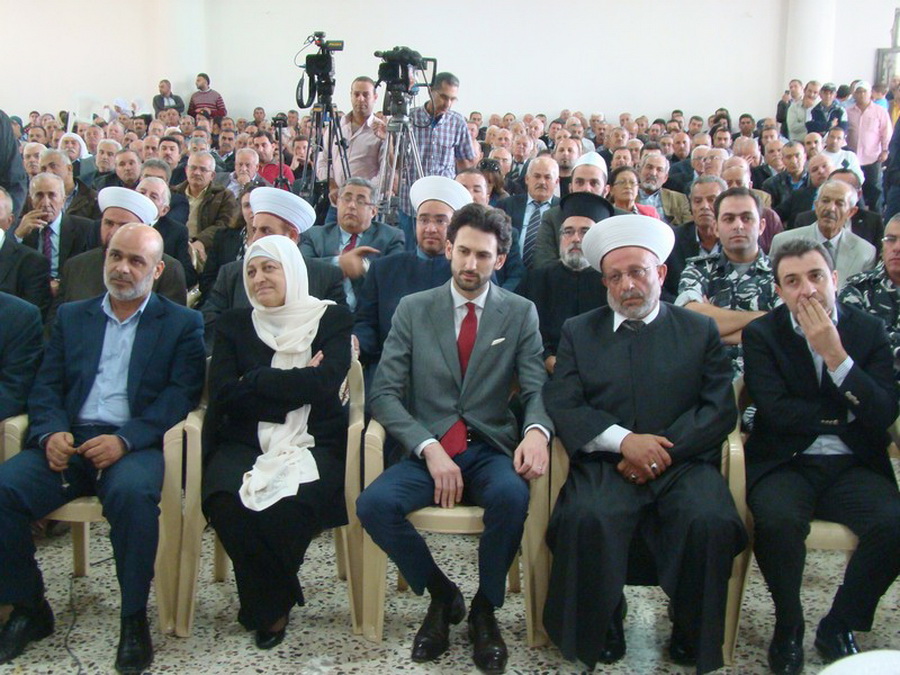 الوزير ابو فاعور والشيخ دلة وتيمور جنبلاط والنائب الحريري وحمود