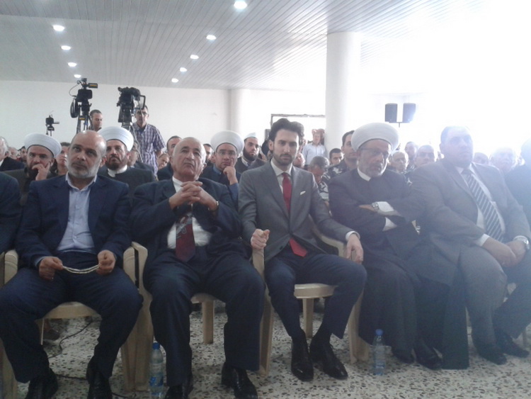 تيمور جنبلاط ممثلا والده النائب وليد جنبلاط