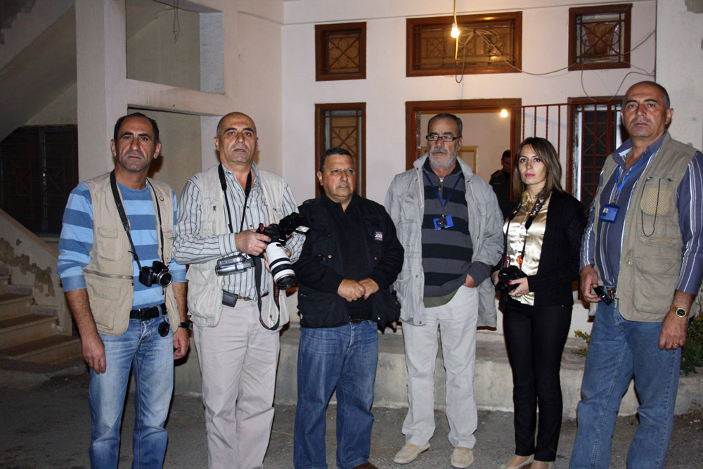 إعلاميو مرجعيون - حاصبيا يتضامنون مع إعلاميي تلفزيون الجديد