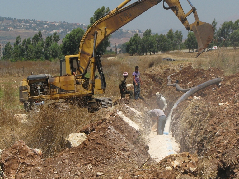 الحفريات عند بدء تنفيذ المشروع