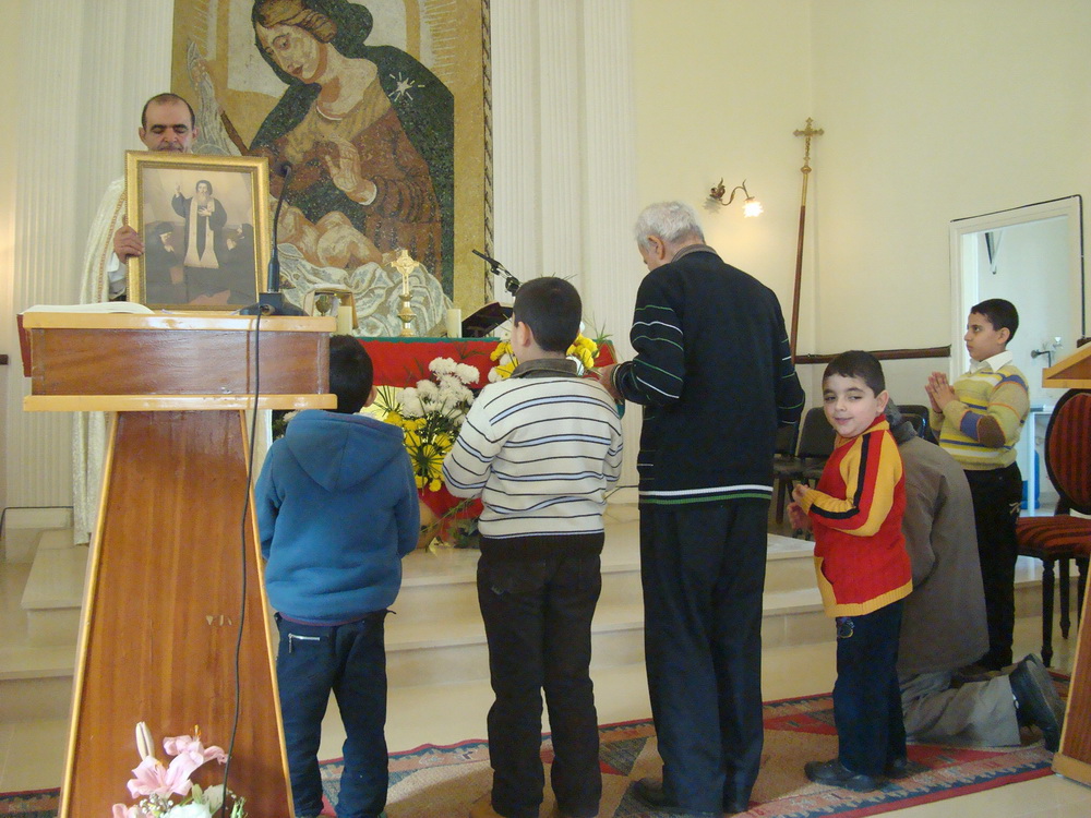 قداديس في المنطقة الحدودية في عيد مار مارون