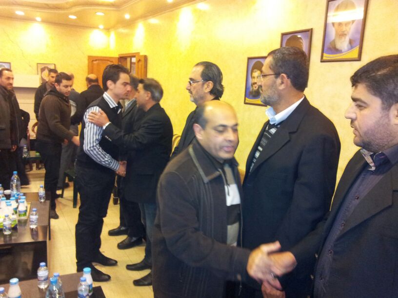 تقبّل التعازي بالمهندس حسام خوش نويس في النبطية