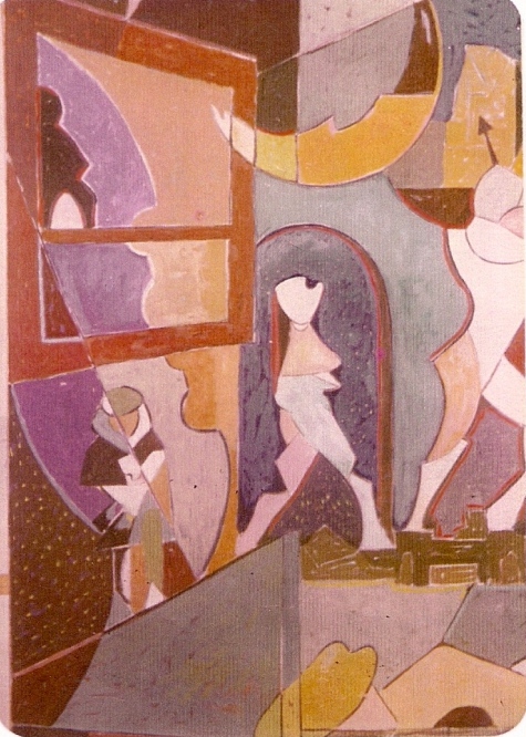 عمري ما عرفت الأسى ولا ندمت إلّا عليك يا أجمل اللوحات (رسم د. رضا غزاوي)