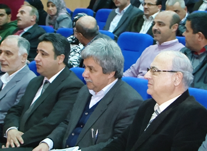 المهرجان التكريمي الذي نظمه تجمع المعلمين في لبنان بمناسبة عيد المعلم  في قاعة ثانوية حسن كامل الصباح في مدينة النبطية