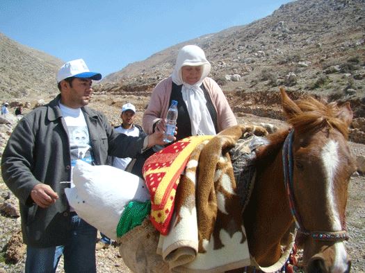 يتواصل توافد النازحين السوريين من بلدة بيت جن والبلدات المجاورة في سوريا الى بلدة شبعا وقرى العرقوب