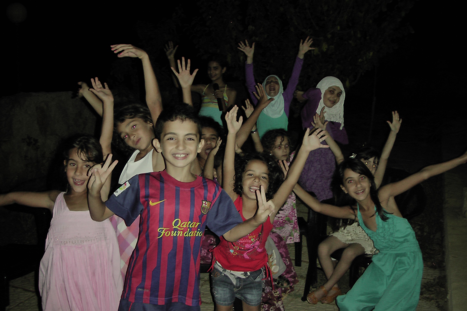 أنشطة ترفيهية  للأولاد في الخيام - أرشيف