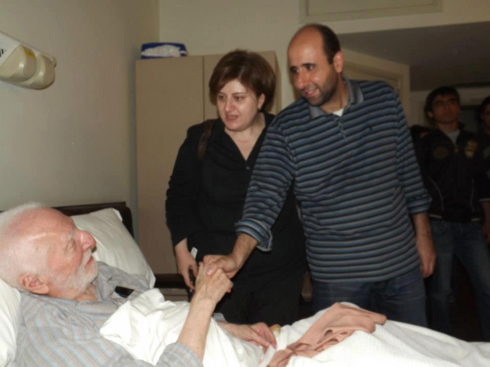 المحامي باسل عبدالله والمطران غريغوار حداد