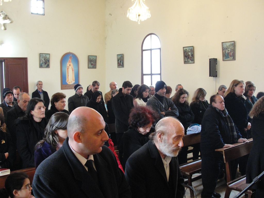 فضيل ونّا في ذكرى أربعين زوجته - أرشيف