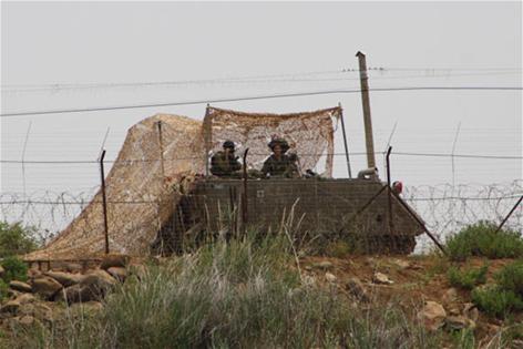 نقطة مراقبة للعدو فوق منتزهات الوزاني