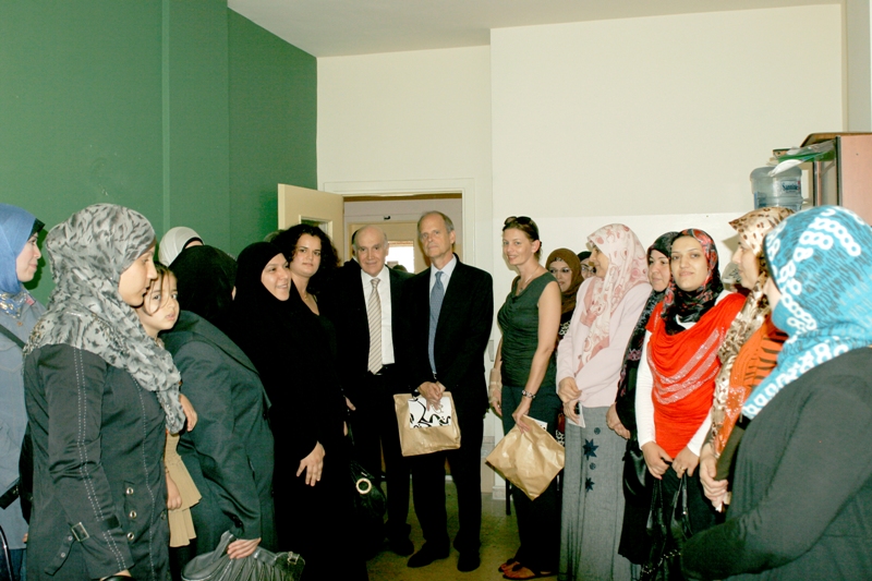 الدكتور كامل مهنا يستقبل الممثل الخاص للأمين العام للأمم المتحدة  للشؤون الانسانية روبير والكنز