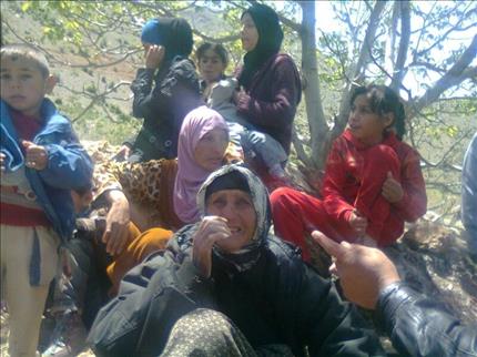 نازحون جدد عبر جبل الشيخ باتجاه شبعا والعرقوب (طارق أبو حمدان)