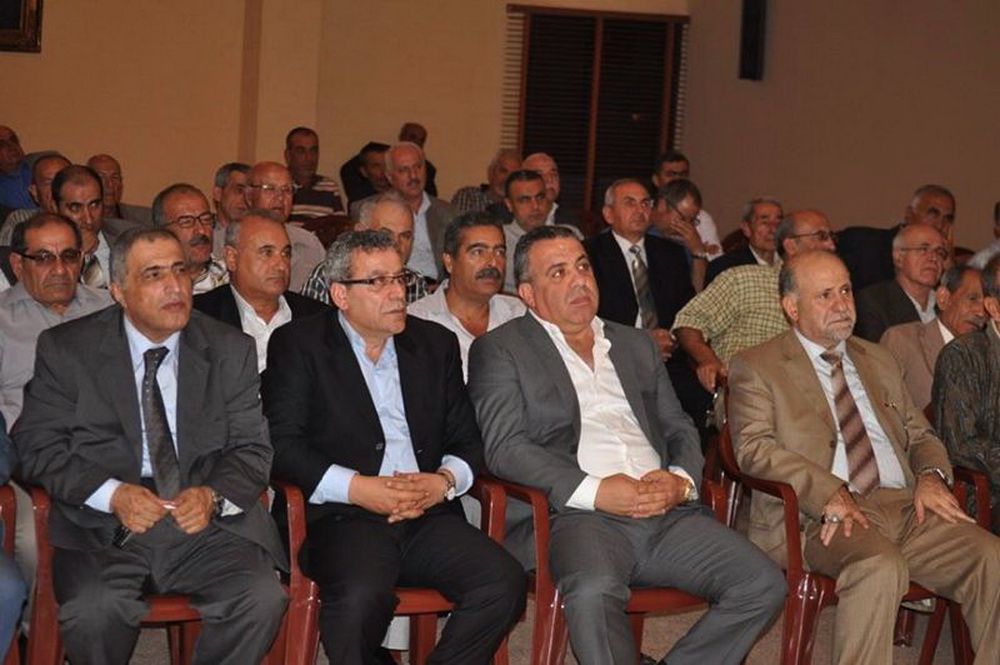 الحضور في احتفال التكريم في ميس الجبل