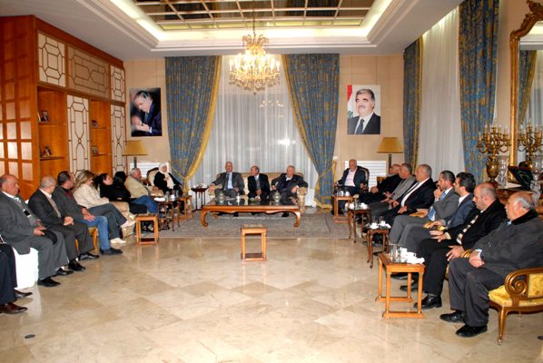 بهية الحريري تستقبل وفداً من تيار المستقبل منسقية حاصبيا - مرجعيون