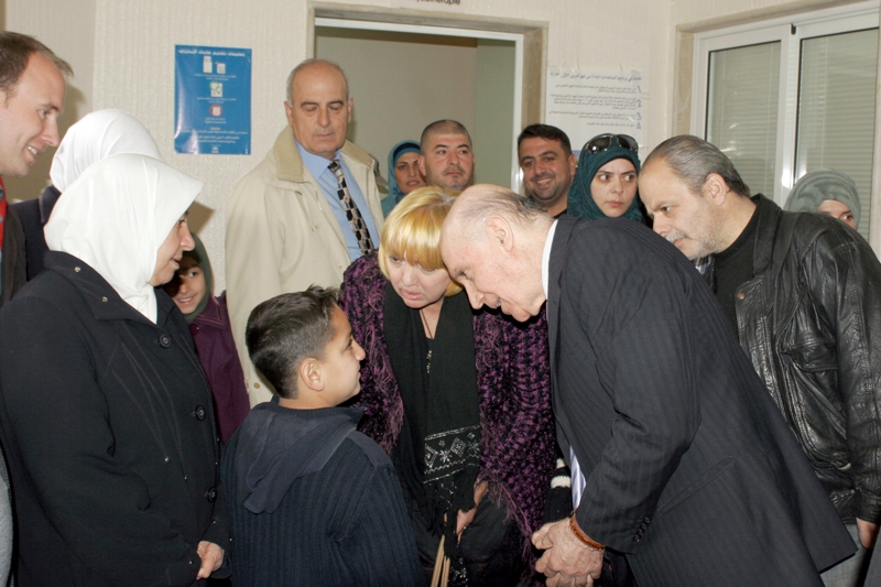 رئيسة البرلمان الفدرالي الالماني كلوديا روس تزور مراكز مؤسسة عامل