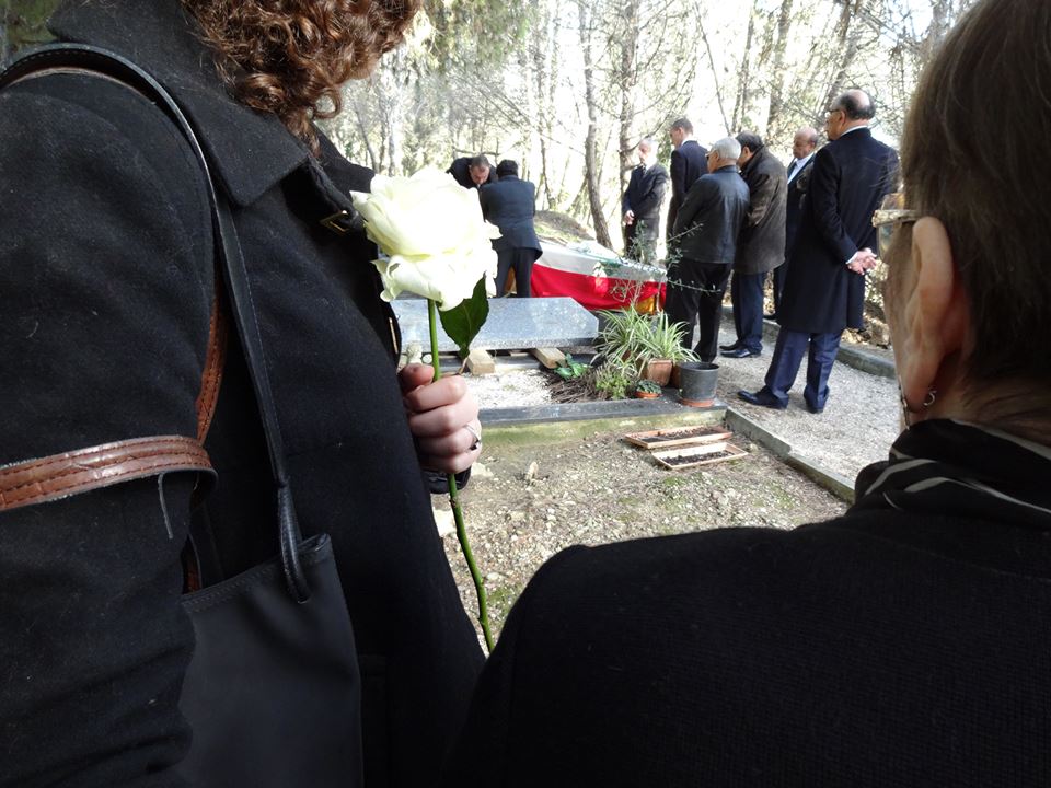 تشييع المرحوم الدكتور وابل العبدالله الى مثواه الأخير في مدينة (نيس) الفرنسية