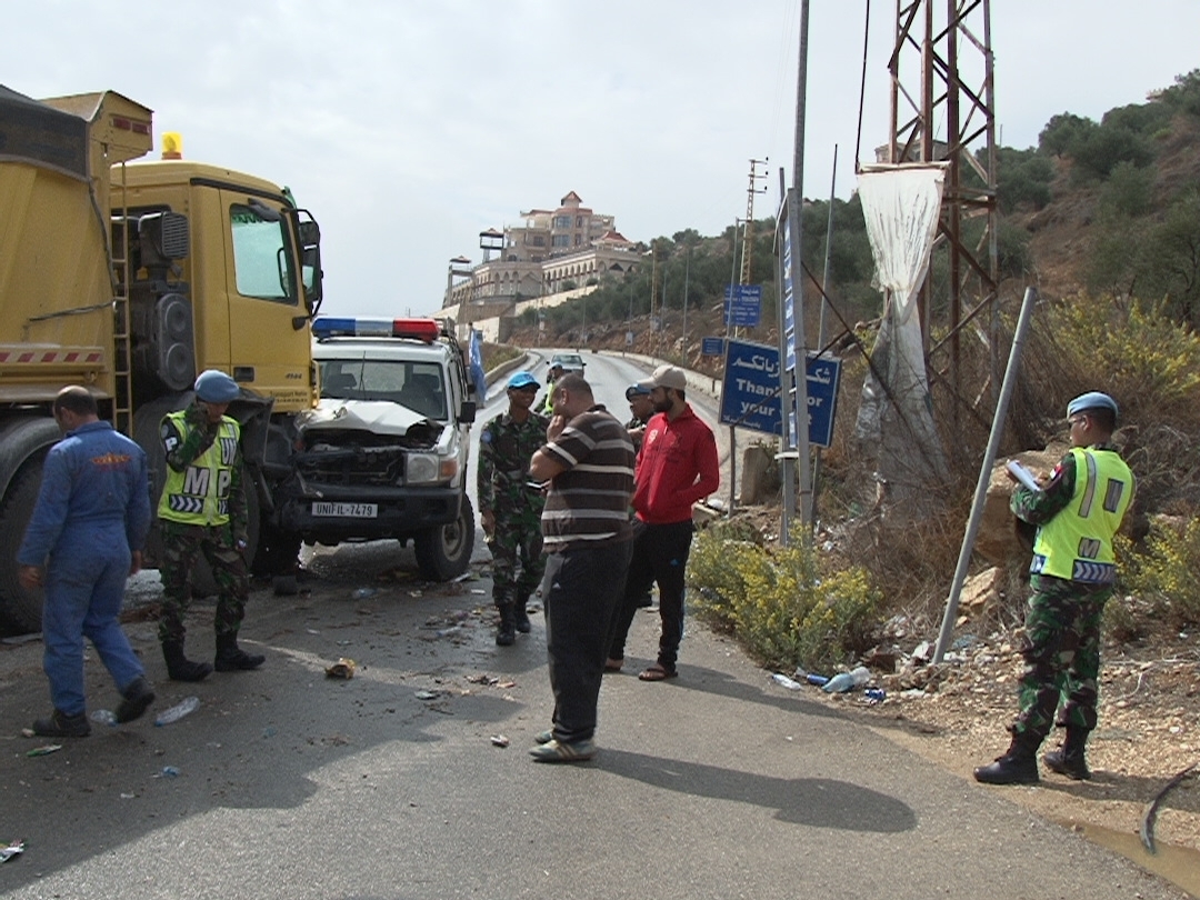الشرطة العسكرية للونيفيل تحقق بحادث السير