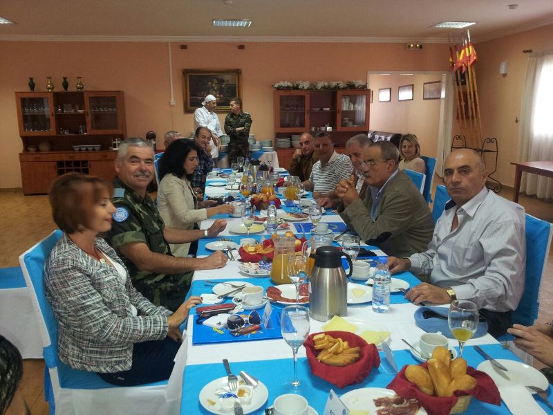 الجنرال شابا رحب بالاعلاميين في منطقة عمل القوات الدولية، منوها  بالدور الذي يلعبه رجال الاعلام