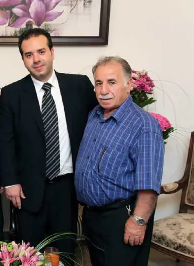 السيّد سعيد زلزله وابنه أشرف