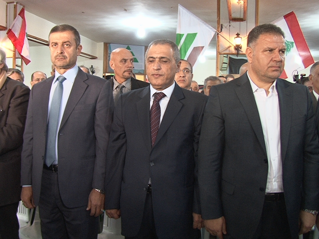 الرئيس الجميل في افتتاح بيت الكتائب في مرجعيون