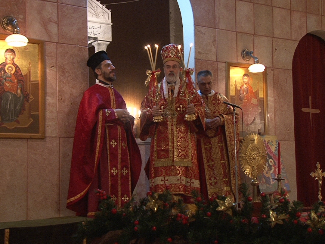 المطران حداج يترأس قداس عيد الميلاد في مرجعيون