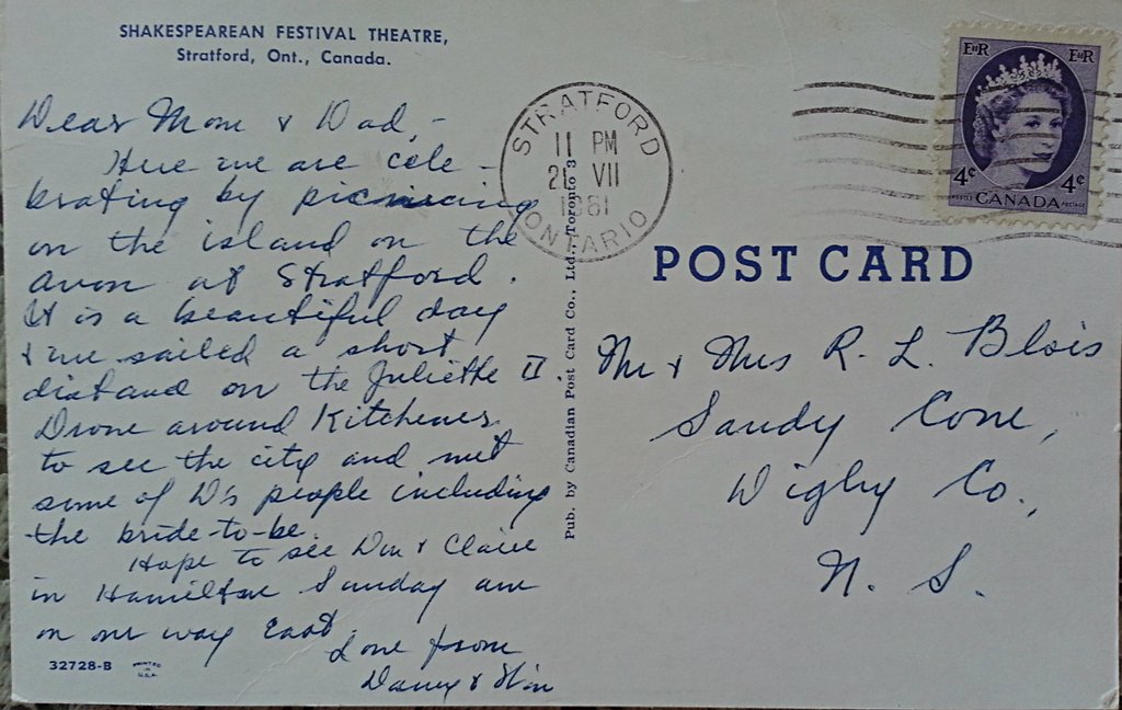 كرت بريدي بعود الى العام 1961