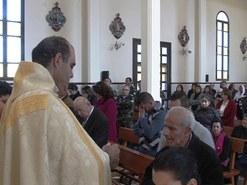 مشاركة اسبانية في قداس مار مارون في مرجعيون