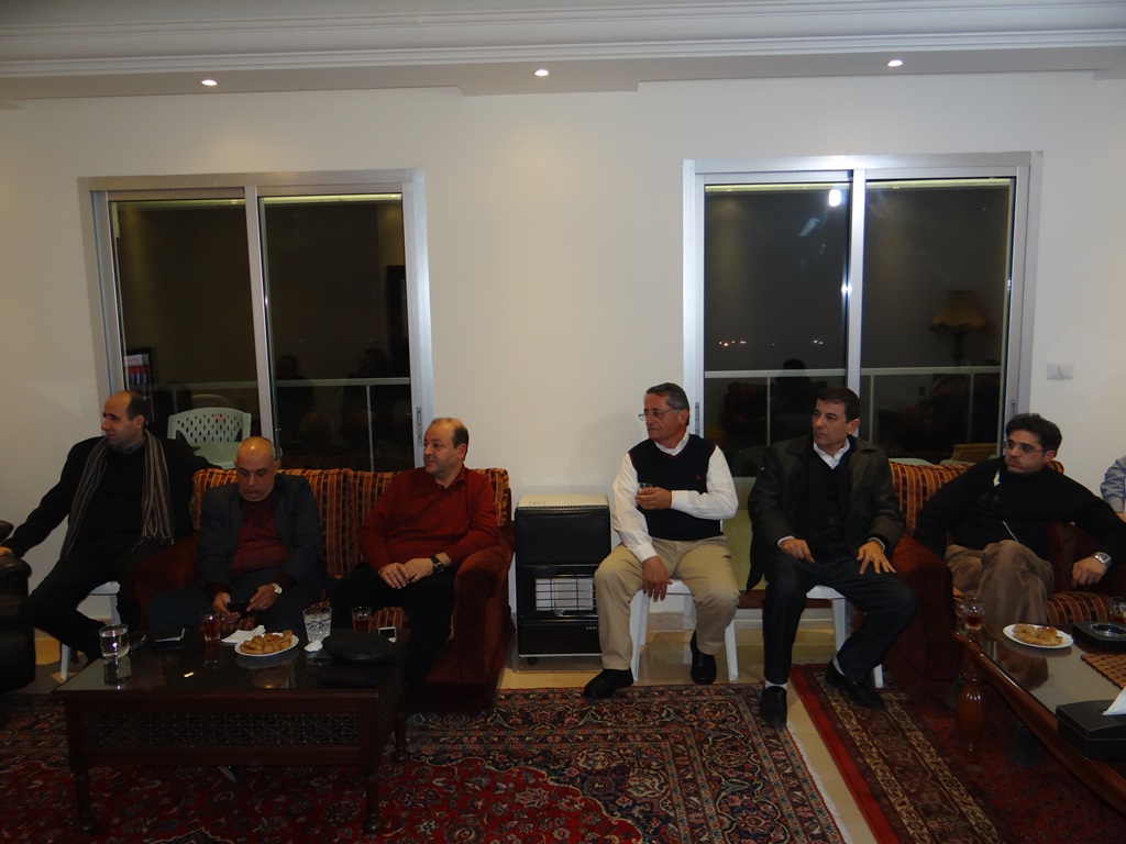 اللقاء الخيامي في بيروت في دارة المهندس أسعد رشيدي