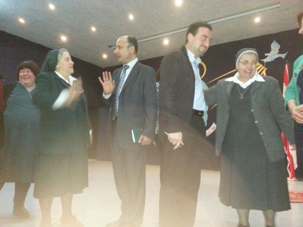 الحفل المشترك في عيد البشارة لمدرستي عيسى بن مريم وراهبات القلبين الأقدسين