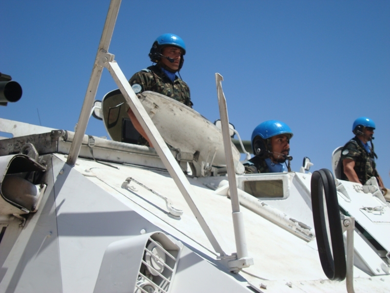 دورية لليونيفيل تراقب الخط الازرق