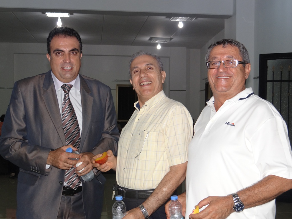 الدكتور ابراهيم رشيدي والأستاذ عزت رشيدي والدكتور يوسف سعد