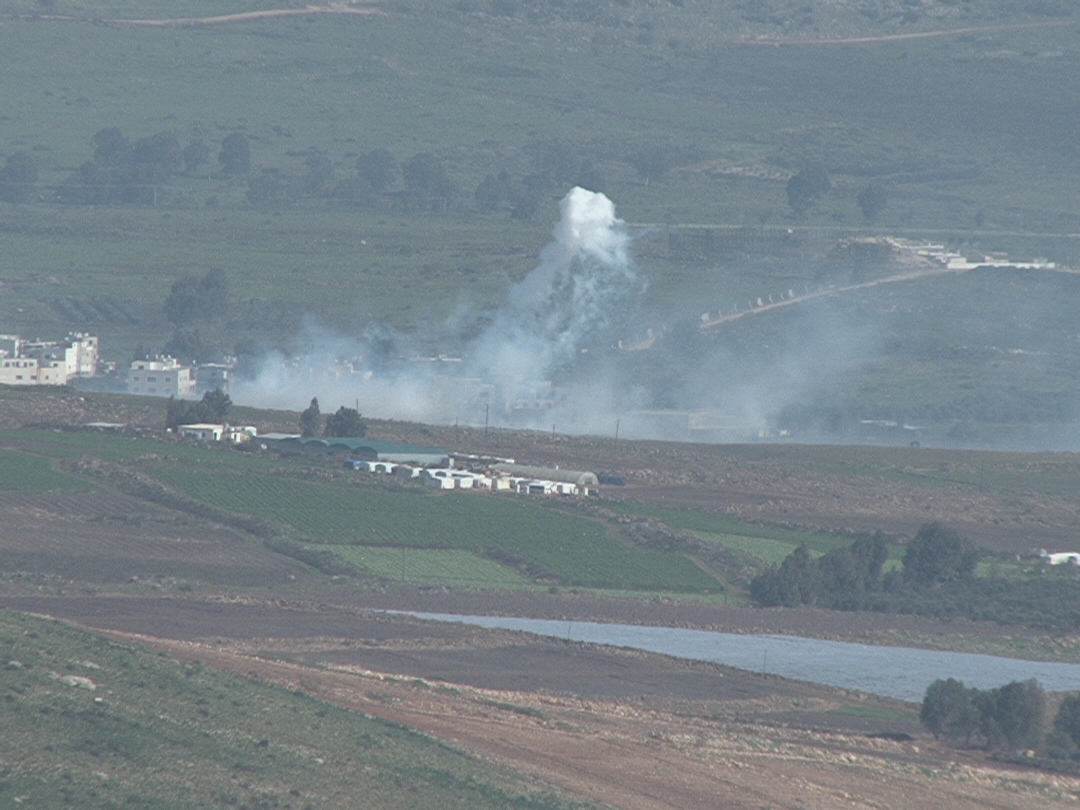  الرد الاسرائيلي على جنوب الوزاني