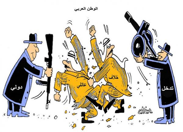 ما نشاهده اليوم على الارض العربية من قتل وخراب ودمار والعرب يقاتلون بعضهم بعضا، من هنا نقول ان اللعنة على قادتهم هو واجب